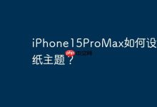 iPhone15ProMax如何设置壁纸主题？-Linux老运维