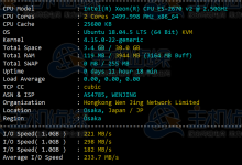 HostKvm怎么样?HostKvm日本VPS主机综合评测-Linux老运维